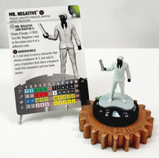Marvel HEROCLIX Spider-Man Beyond Amazing Set Uncommon 018 Mr. Negative w/Card