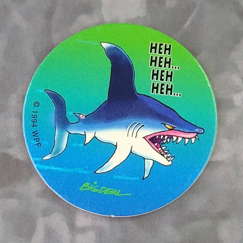 POGs World Pog Federation WPF Vintage 90's Retro Games Shark Big Deal ...