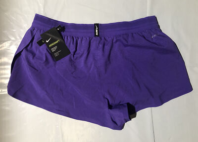 Mens Nike Aeroswift Running Racing Shorts Purple 2