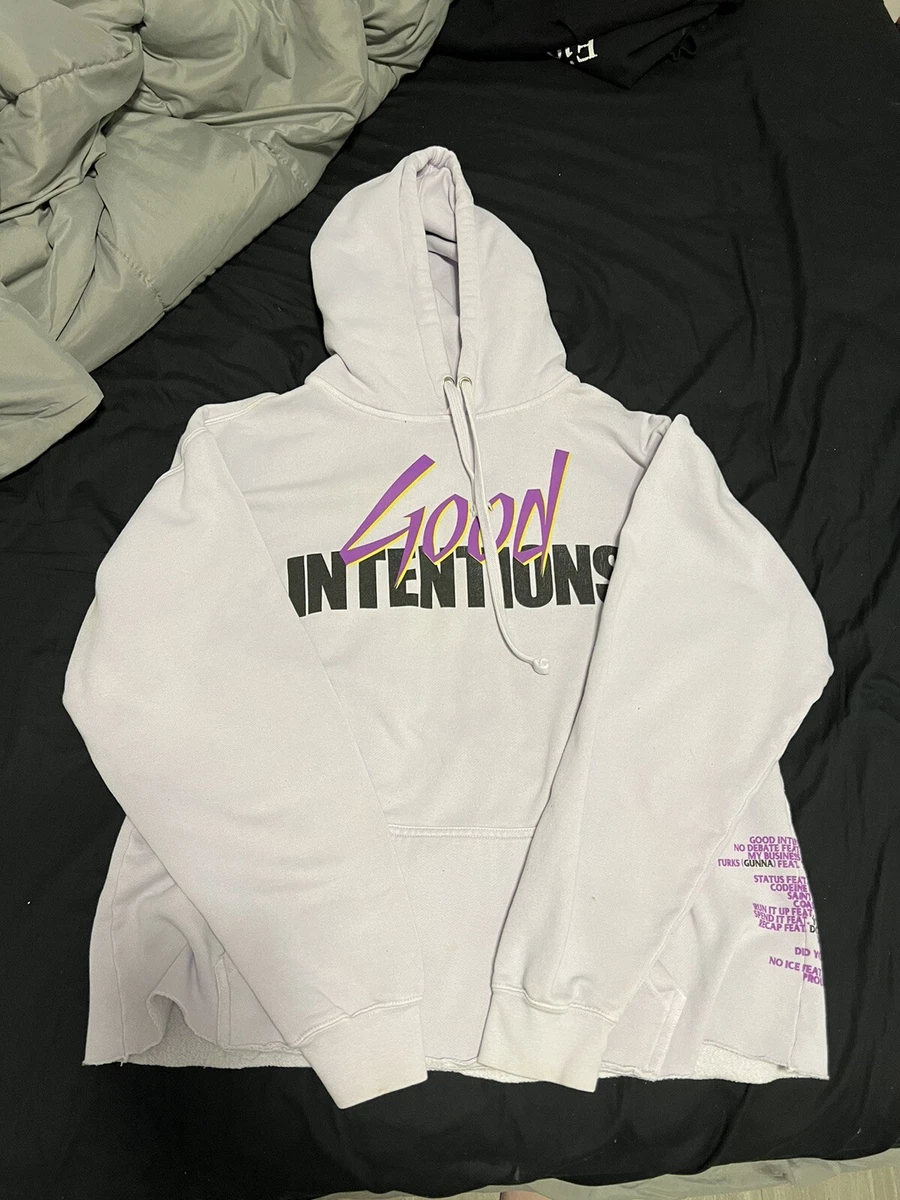 VLONE ARTIST MERCH X NAV Purple Doves Good Intentions Hoodie Size L | eBay