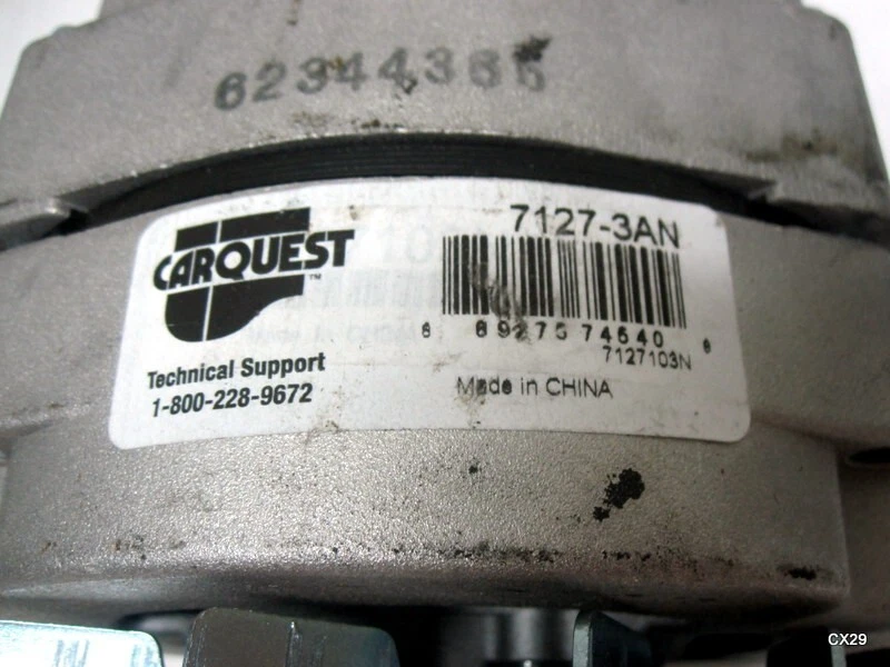 Alternador RASPADO 7127-3N para 1980-1982 GMC C1500, 1982-1983 Buick Regal Foto 3 de 4