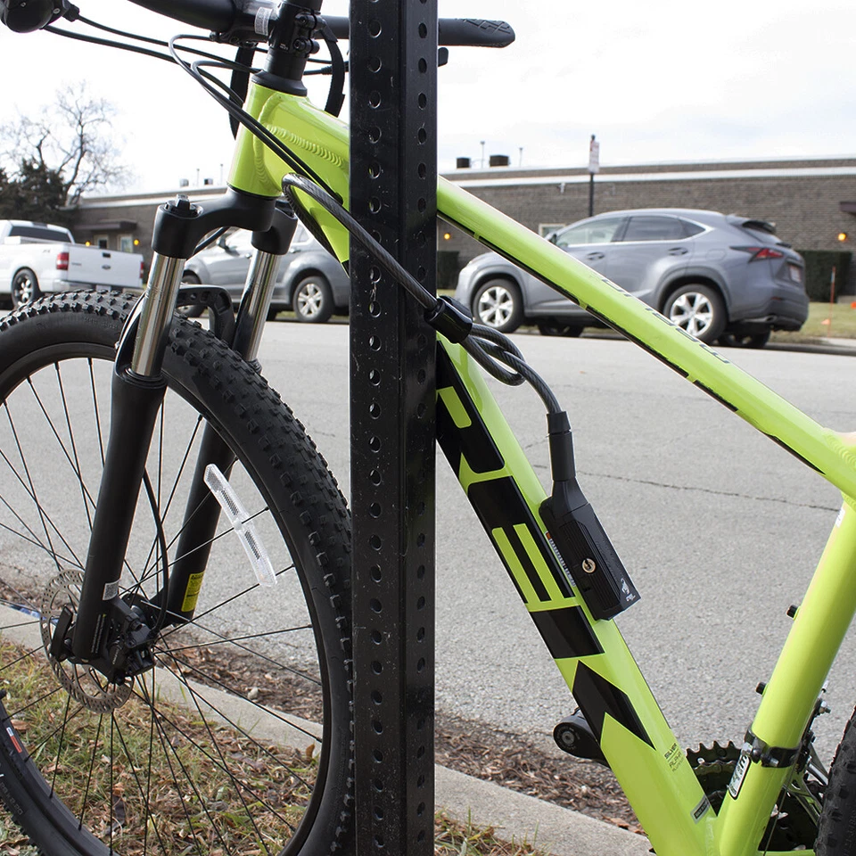 BV Bike Cable Lock Anti-Theft Security Double Lock 3 Key Coiling Made in Japan - Image 2 of 4