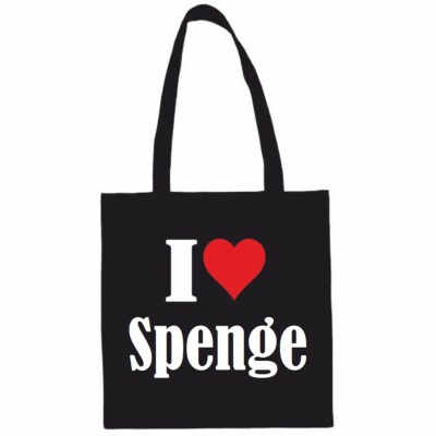 Tasche Beutel Baumwolltasche I Love Spenge Geburtstag Geschenk Valentinstag Oste
