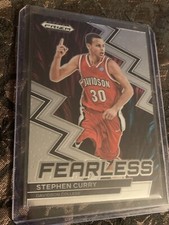 2023 Panini Prizm Draft Picks Basketball Fearless #17 Stephen Curry Davidson