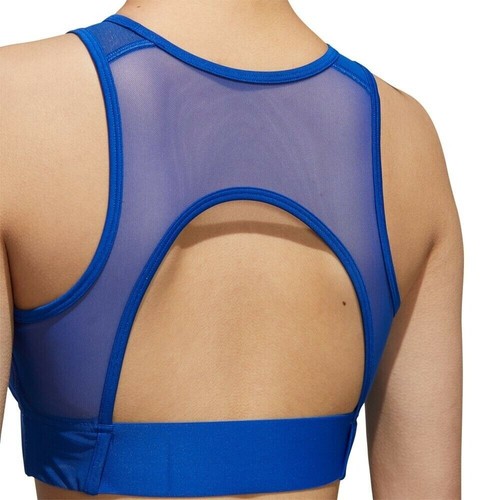 Adidas Women's Farm BT Sports Bra Blue Size 2XS - Picture 4 of 4