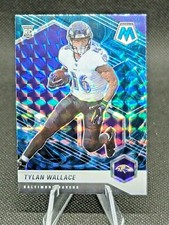 2021 Panini Mosaic Football Tylan Wallace Genesis Case Hit RC SSP #326 Ravens