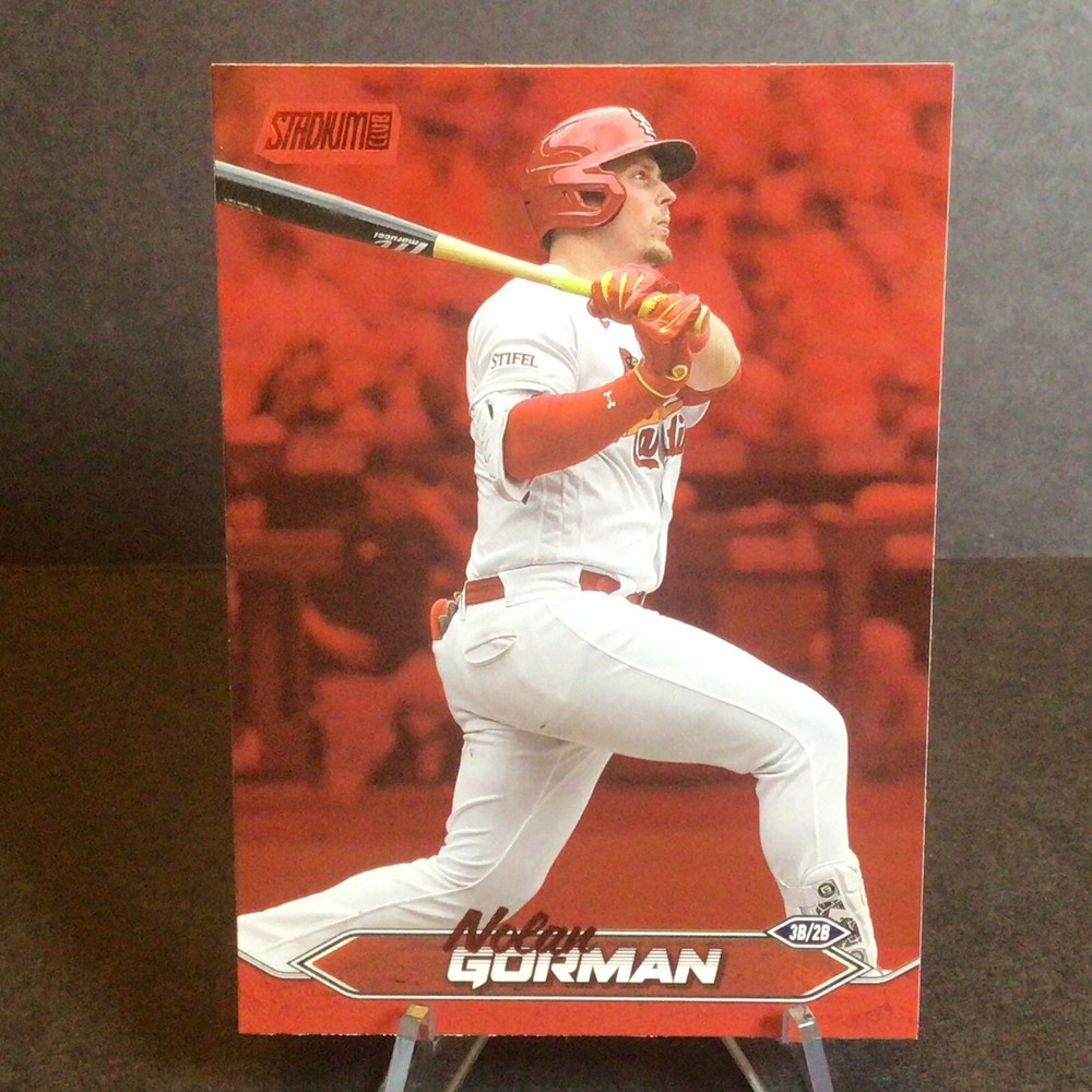 🟥NOLAN GORMAN 2024 Topps Stadium Club RED FOIL #277 St Louis Cardinals🟥