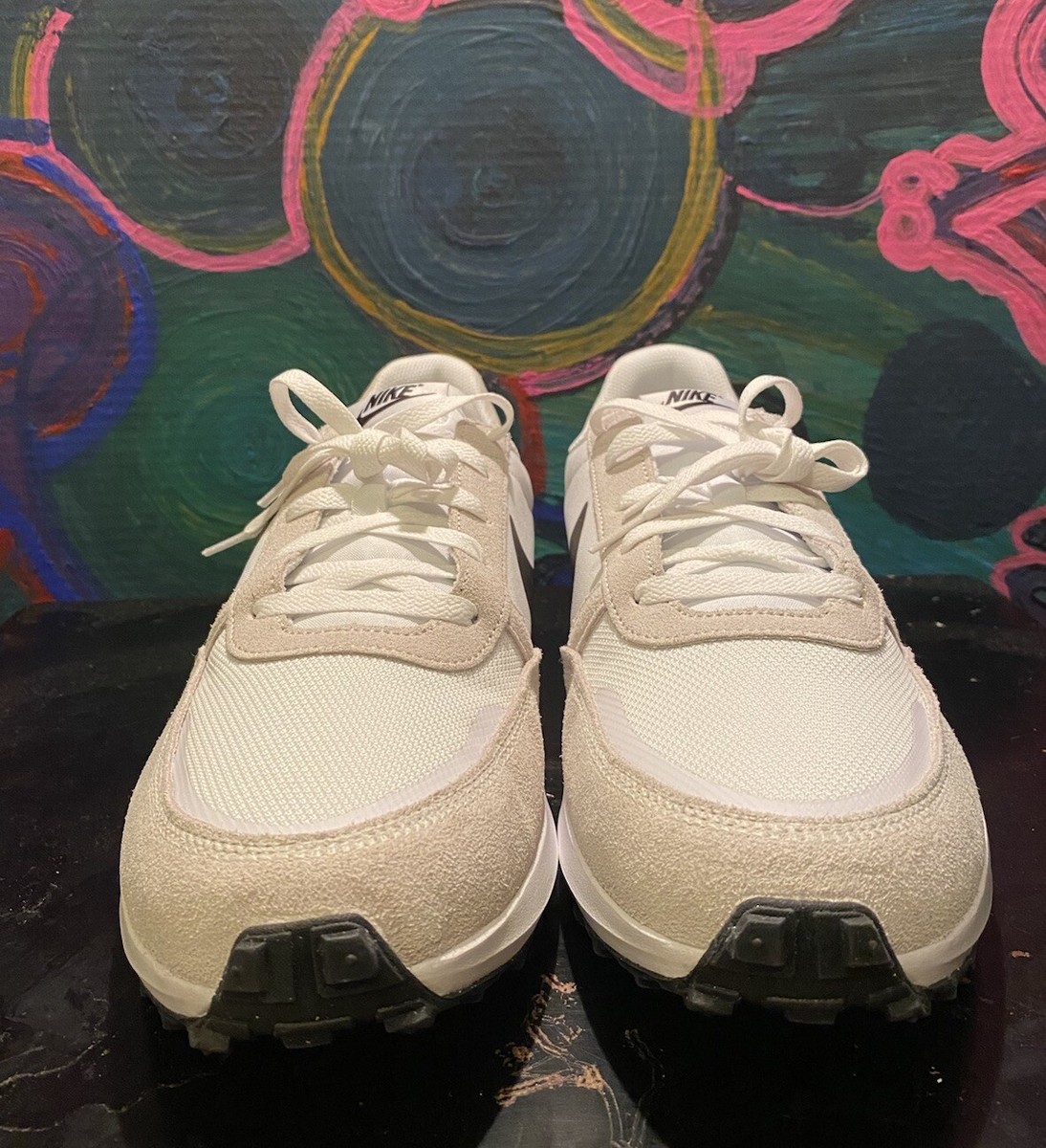 Nike Waffle Debut White Black FJ4195-100 New No Box | eBay