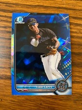 2022 Bowman Draft Sapphire YIDDI CAPPE #BDC-96 Base Refractor Prospect