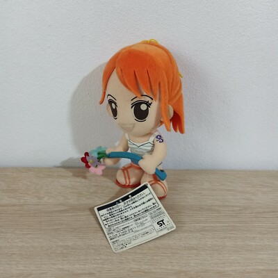 One Piece Nami Flowers Spring Ver. Banpresto 2003 Plush Toy Doll