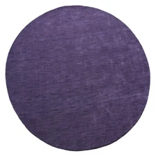 Eco-Friendly Hand Knotted Loom Wool Area Rug Solid Purple BBH Homes BBL00111L002