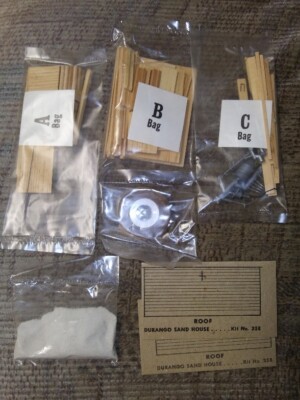 Vintage Campbell #358 Sand House HO-HOn3 Scale Model Kit (new old