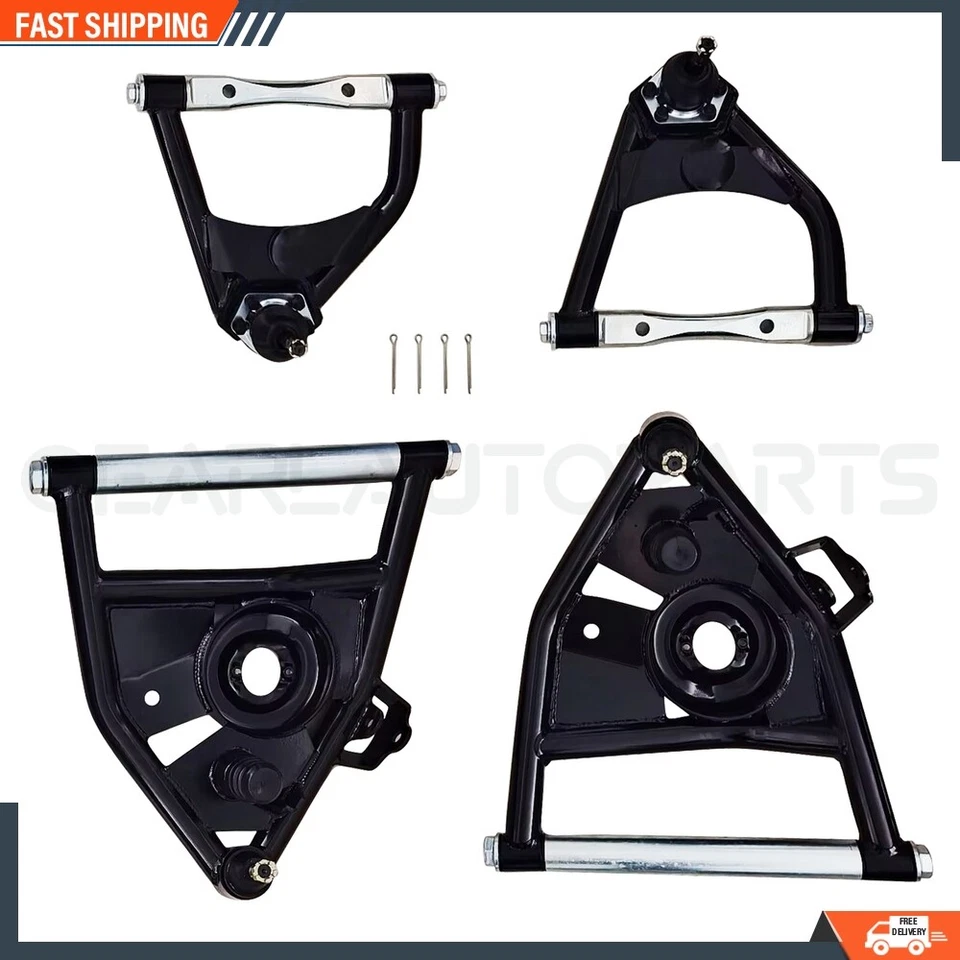 For 1963-1970 Chevrolet / GMC C10 Tubular Control Arms Set of 4 Upper And Lower - Imagem 3 de 4