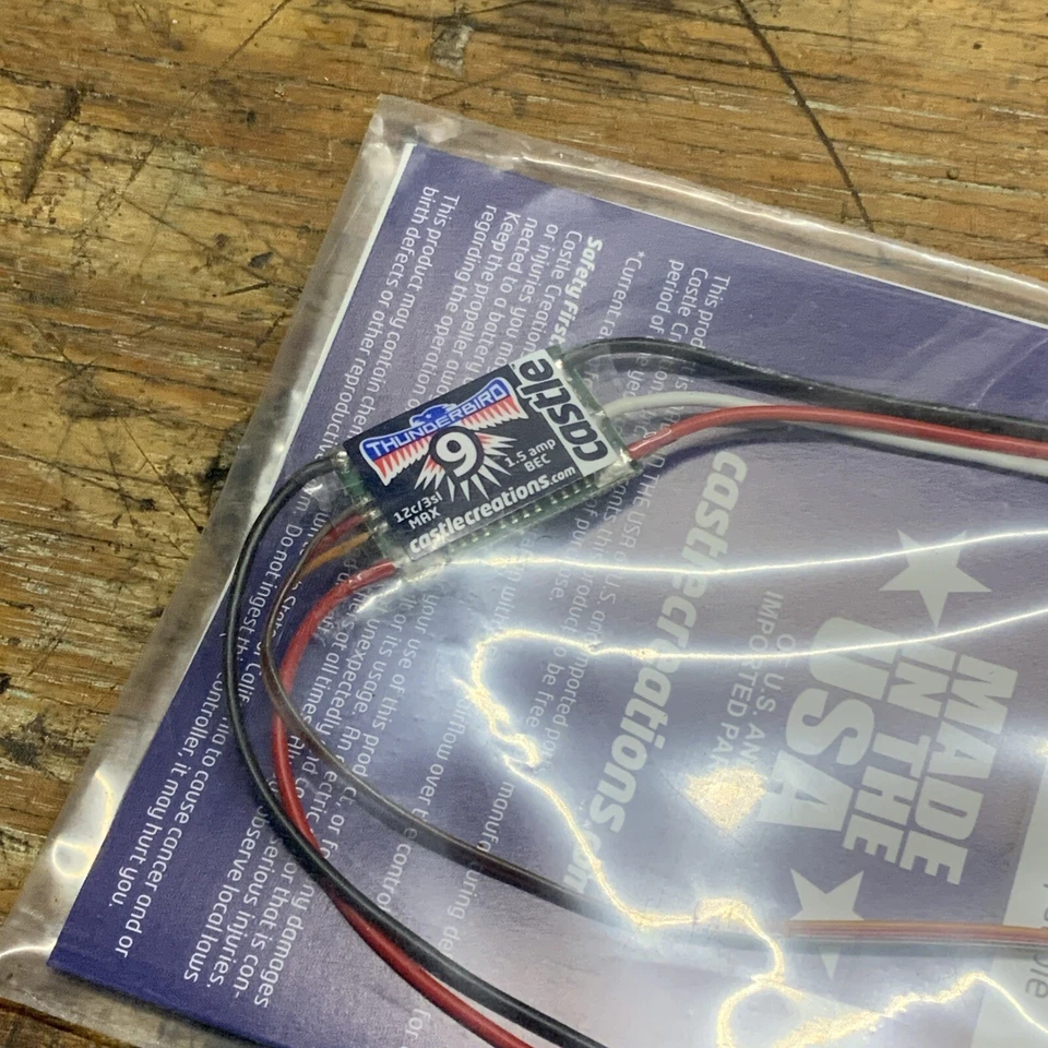 Castle Creations Thunderbird 9 Brushless Speed Controller 35 Lipo Max  - Image 4 of 4