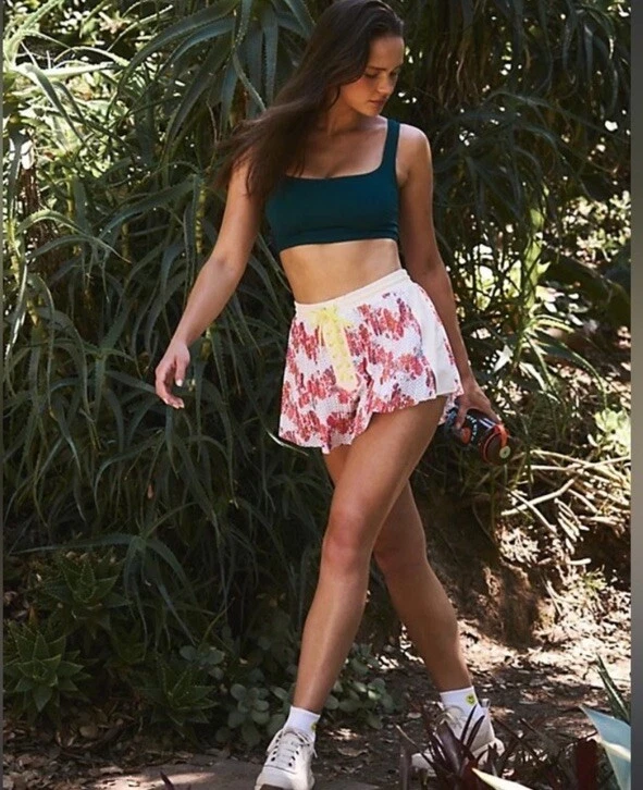 free-people-movement playoff printed shorts