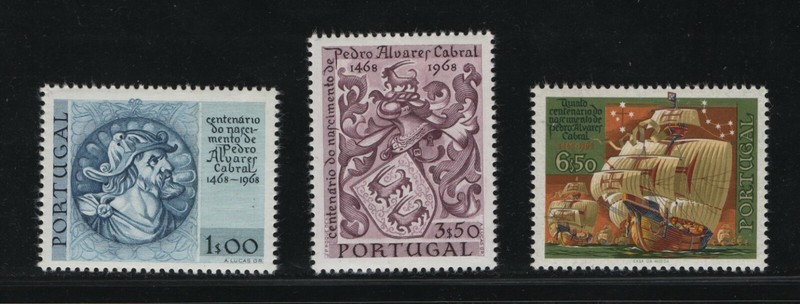 Portugal - 1969 5th Cent. of Pedro Alvares Cabral's Birth - Complete Set - MLH
