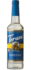 Torani Sugar Free Syrup, Sweetener, 25.4 Ounce (Pack of 1)