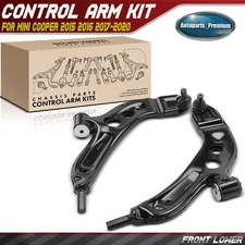 2x Front Left & Right Lower Control Arm w/ Ball Joint for Mini Cooper 2015-2020