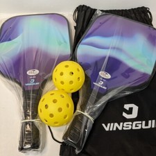 Pickleball Paddle Set - USAPA Approved Fiberglass Pickleball Set By VINSGUIR