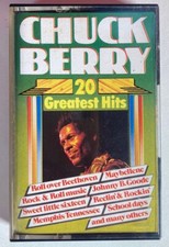 Chuck Berry 20 Greatest Hits Cassette Tape Maybellene Memphis Tennesee Etc