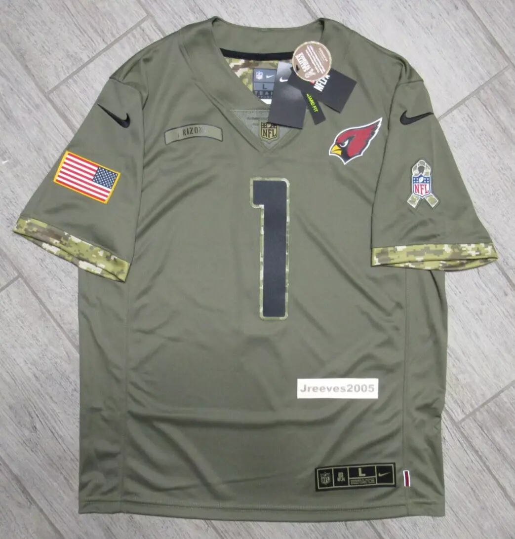 Nike Arizona Cardinals No1 Kyler Murray Camo Men's Stitched NFL Limited 2018 Salute to Service Jersey