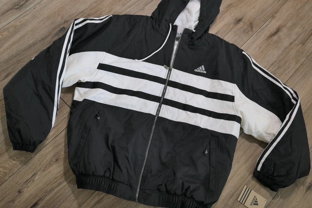 Black adidas sales jacket ebay