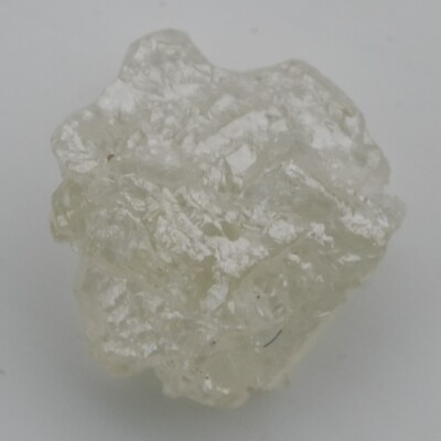 African 0.51 Ct Raw Uncut Natural Loose Rough Earth MIned Silver White Diamond