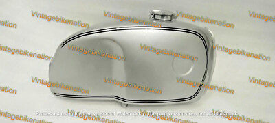 BMW R100 RT RS R90 R80 R75 Silber Lackierter Stahl Kraftstofftank Mit Deckel