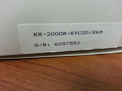 RAD Data Communications KM-2000M-KVC2D/E&M Module Adapter Card  KVC.2