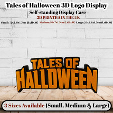 Decorative Self-standing TALES OF HALLOWEEN 3D Printed Logo Display, Home Decor