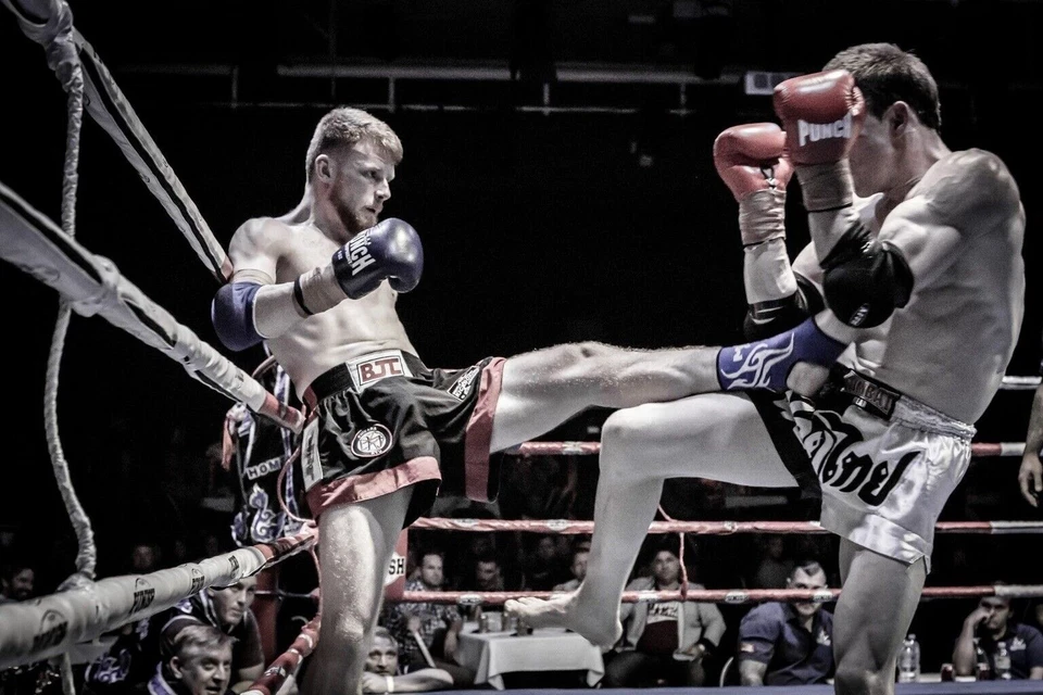 Boon Muay Thai Fight Boxing Shorts Vintage Model Grappling UFC Martial Arts Gear - Image 4 of 4