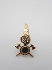 Vigili del Fuoco: Spilla da giacca (pins) in Oro giallo 750 - 18 Kt - Pompieri