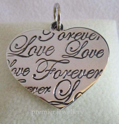 S925 Sterling Silver Forever Love Heart Of The Ocean Charm By YOUnique Designs - Foto 2