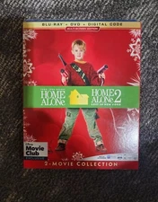 Home Alone & Home Alone 2 -Blu Ray/Dvd/Digital Disney Movie Club Exclusive - NEW