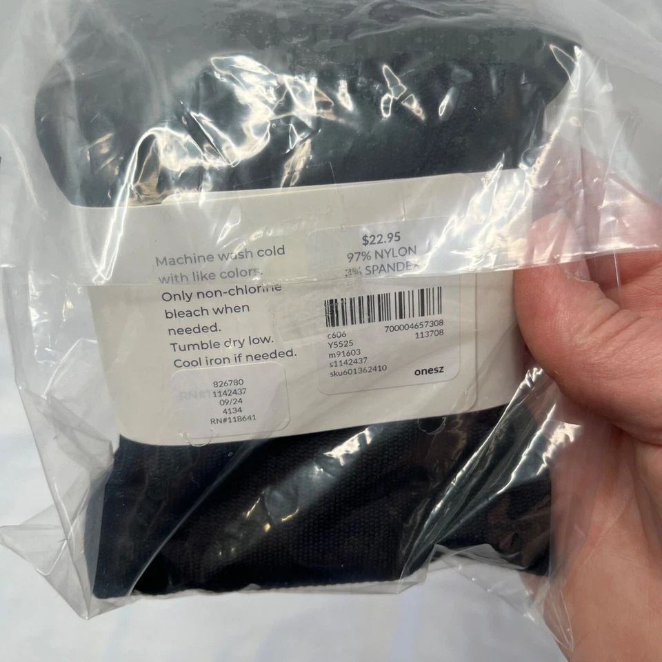 Lane Bryant 女式及膝黑色裤袜尼龙/氨纶均码 — 第 4/4 张图片