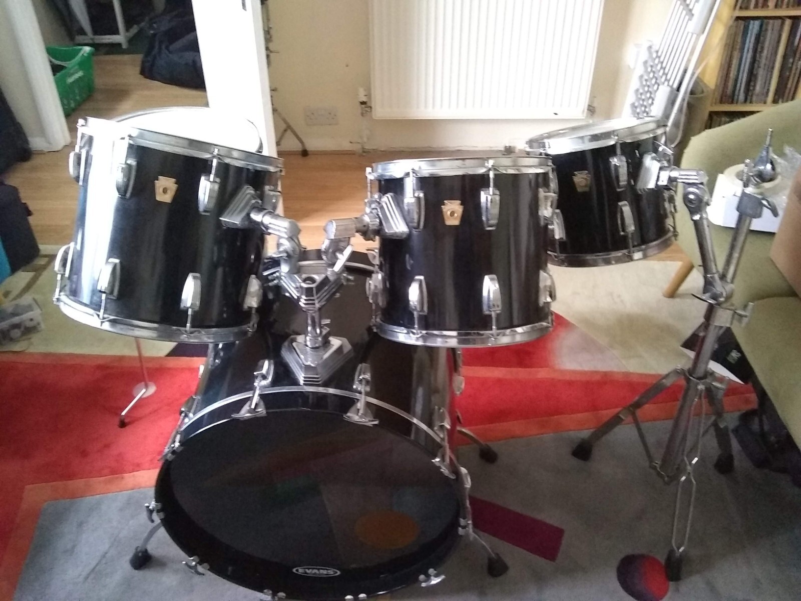 Vintage Ludwig Super Classic Drum Kit 1989 Maple drum kit power toms eBay