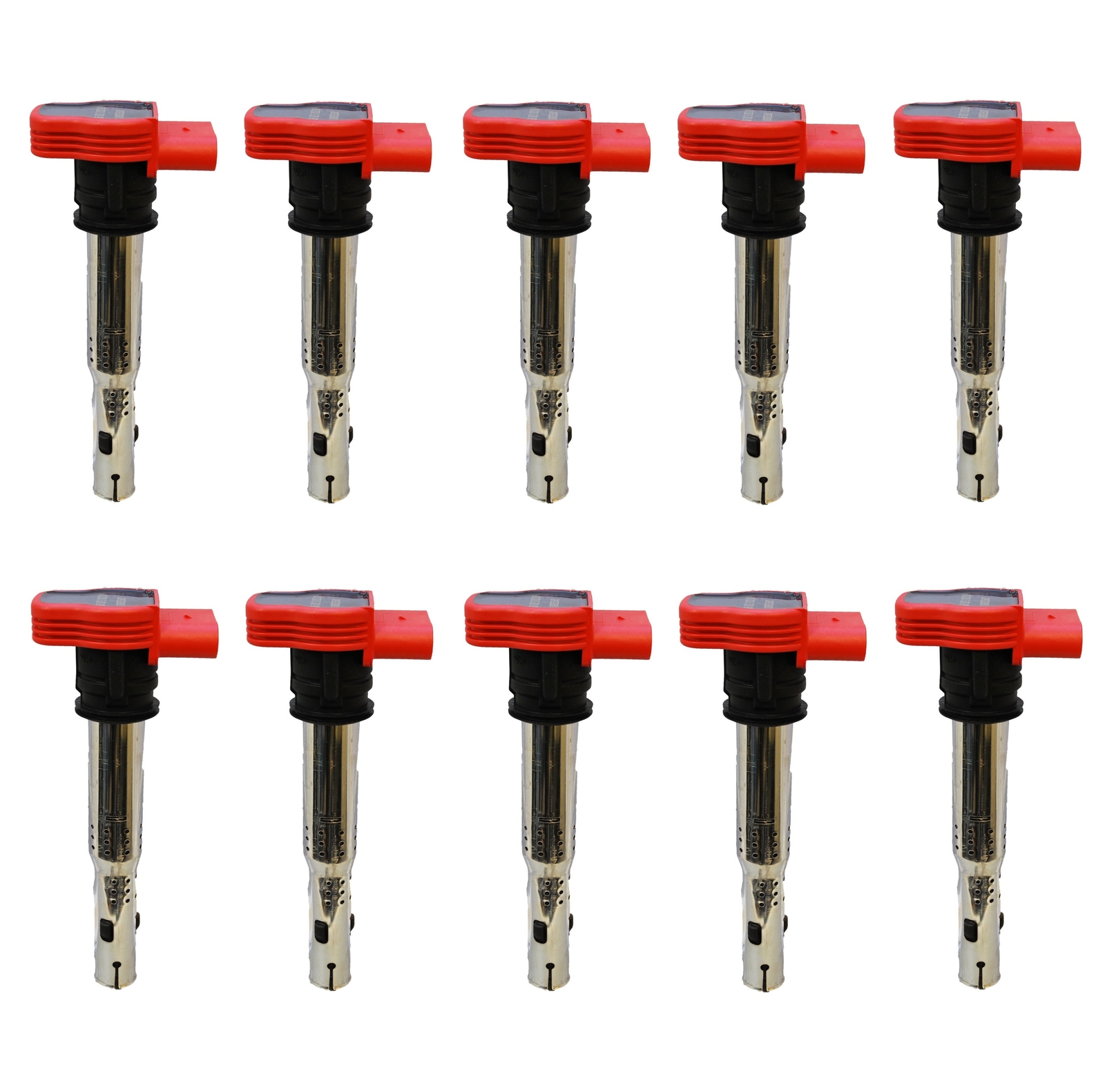 Set of 10 Denso Ignition Coils for Audi R8 S6 S8 5.2L V10 Naturally Aspirated
