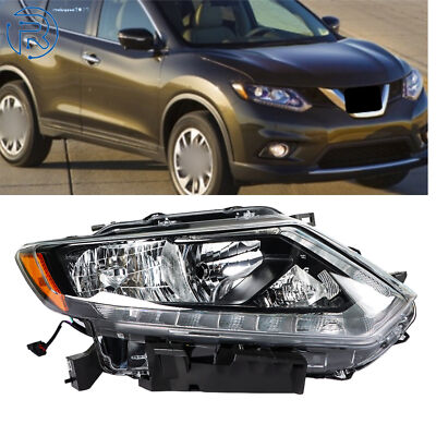 Passenger Right Side Halogen Headlight For 2014 2015 2016 Nissan Rogue Headlamp