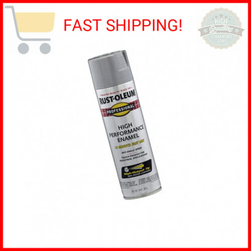 Rust-Oleum 7515838 Professional High Performance Enamel Spray Paint, 14 Oz, Alum