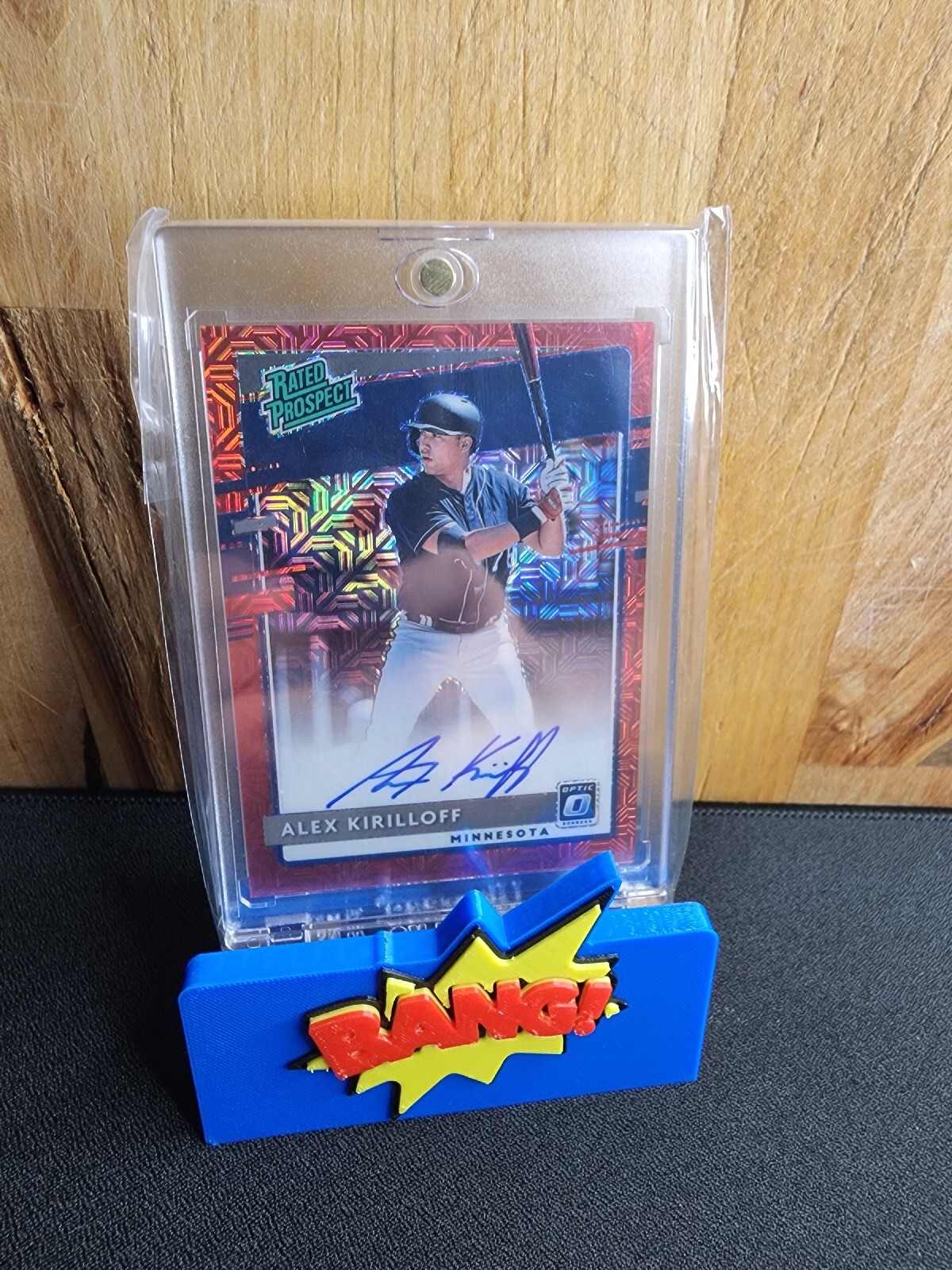 2020 Panini Donruss Optic Red Mojo Prizm /99 Alex Kirilloff #RPS-AK Auto