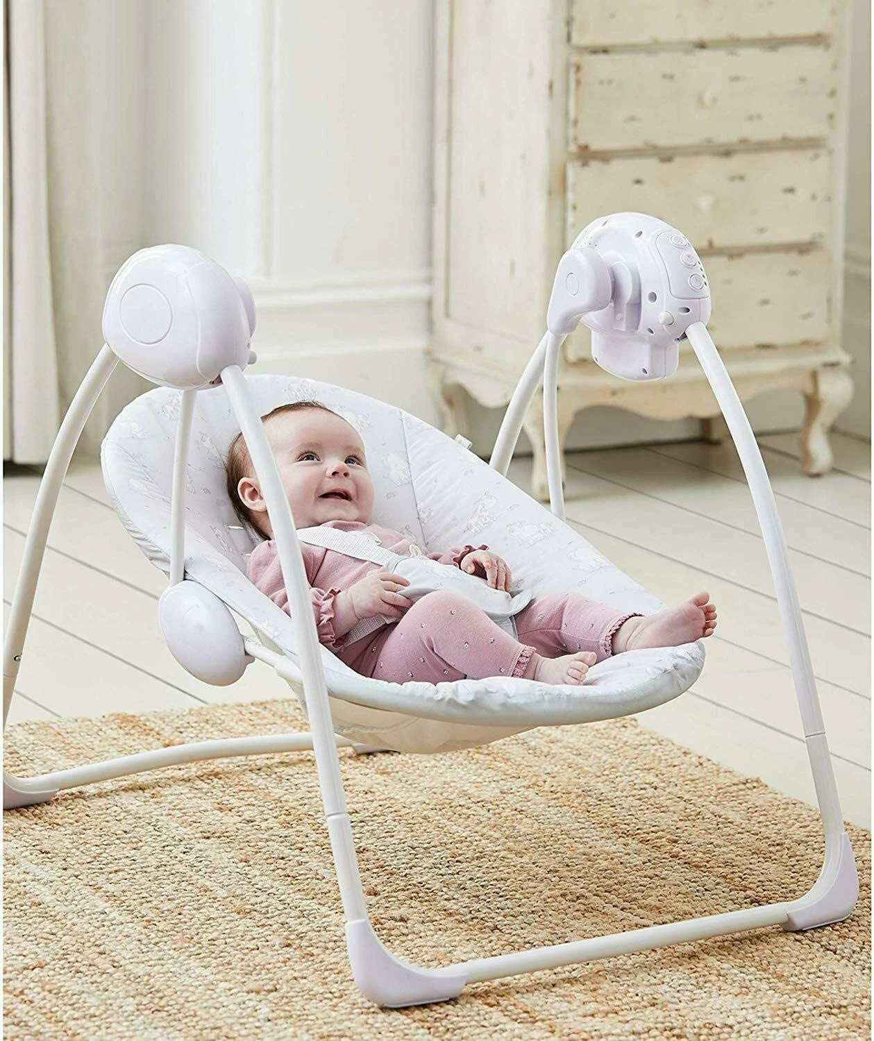 LADIDA Grey Electric Baby Swing Speed Control Music and Activity Bar & Toys 143
Opens in a new windo