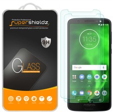 2X Supershieldz Tempered Glass Screen Protector Saver for Motorola Moto G6
