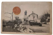 Cartolina d'epoca paesaggItalia Lombardia   Como Maslianici monumento  ai caduti