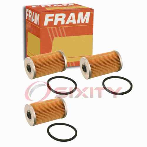 3 pc FRAM CG20 Fuel Filters for PF2139 PF1115 P834 LF301 GF471A G471 F21115 mp - Picture 1 of 5