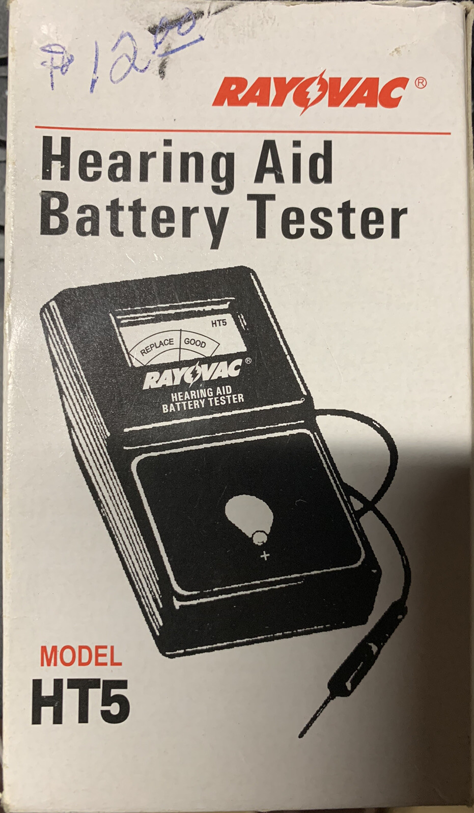 Vintage RAYOVAC Hearing Aid Battery Tester Model HT5&nbsp;In Ori