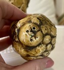 Vintage 70s Fred Roberts Brown Ceramic Daisy Salt & Pepper Shakers And Jar Japan — photo 6