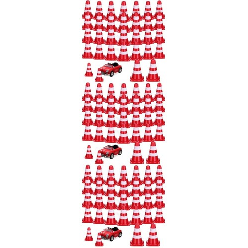 90 Stück Mini-Verkehrskegel, Spielsicherheitskegel, kleine Verkehrskegel,