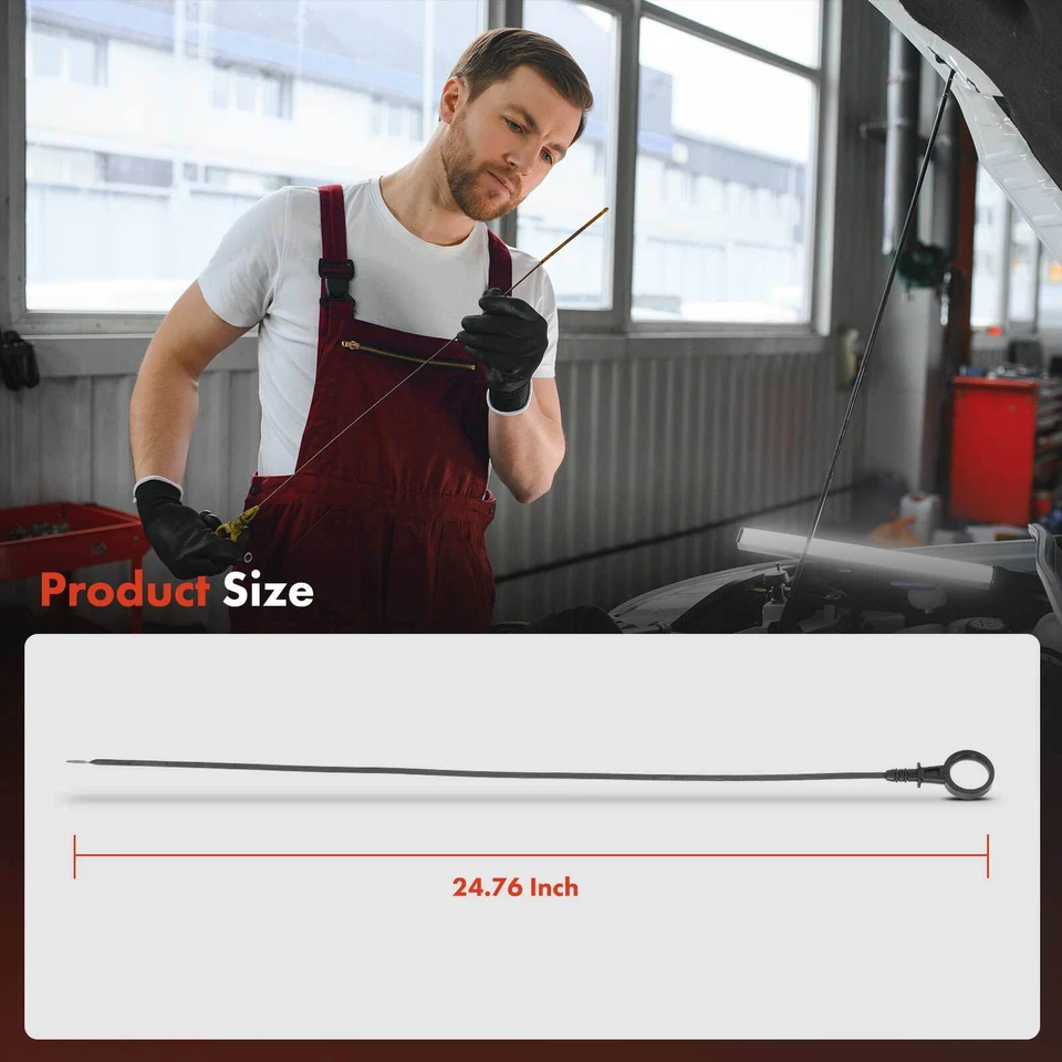 Varilla de medición de aceite de motor para Chevrolet Malibu Equinox Impala GMC Terrain Buick Regal Foto 4 de 4