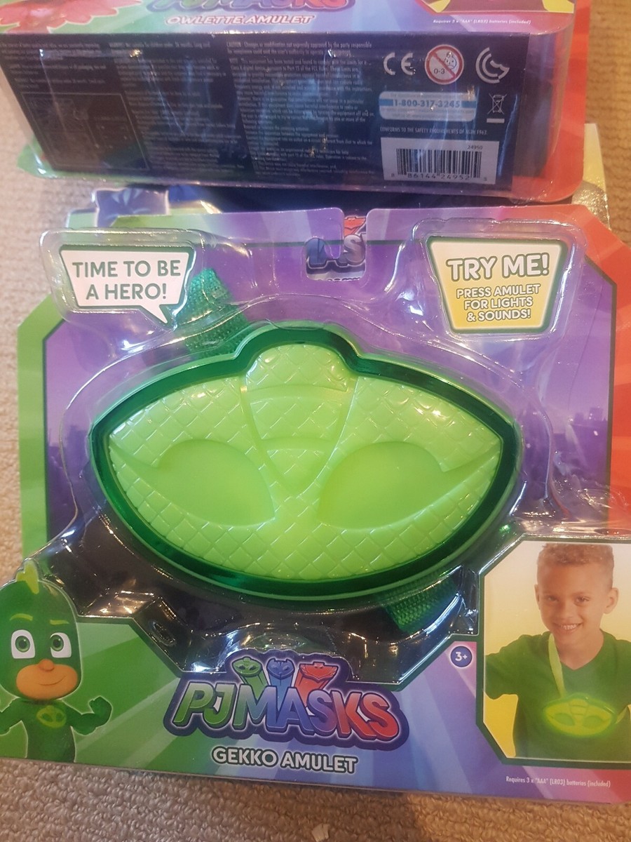 Pj Masks Amulet gekko green With Sound And Light | eBay