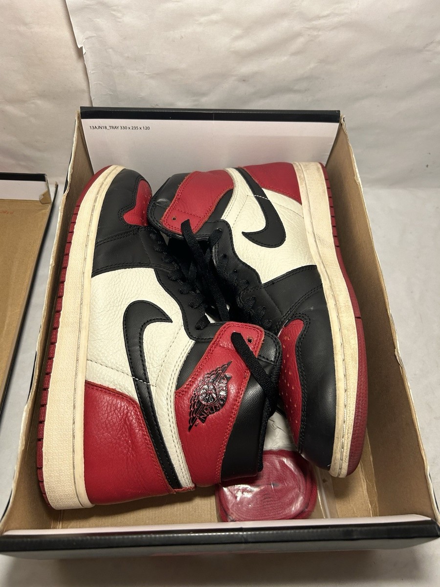 Nike Air Jordan Retro High OG “Bred Toe” Men's Size (555088